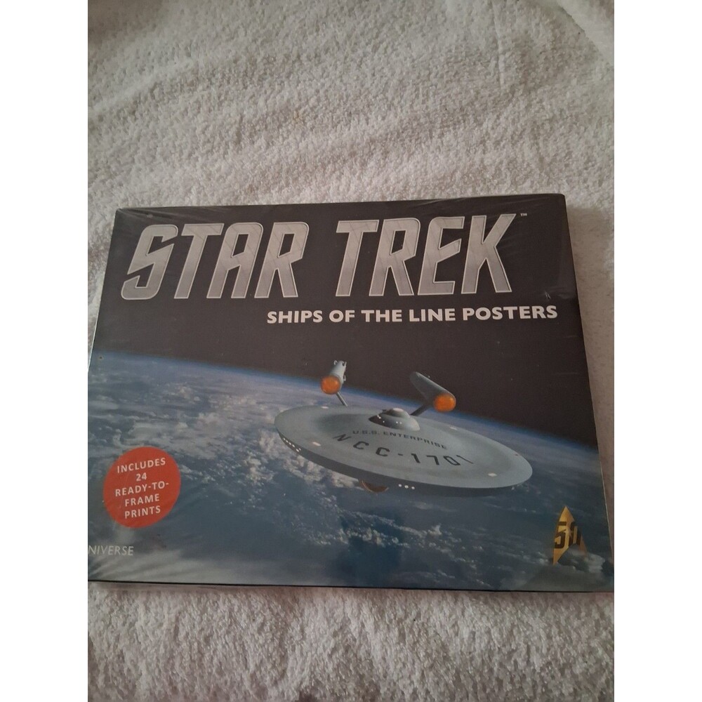 2015 Star Trek Ships Of The Line Posters 24  Sealed 14X11